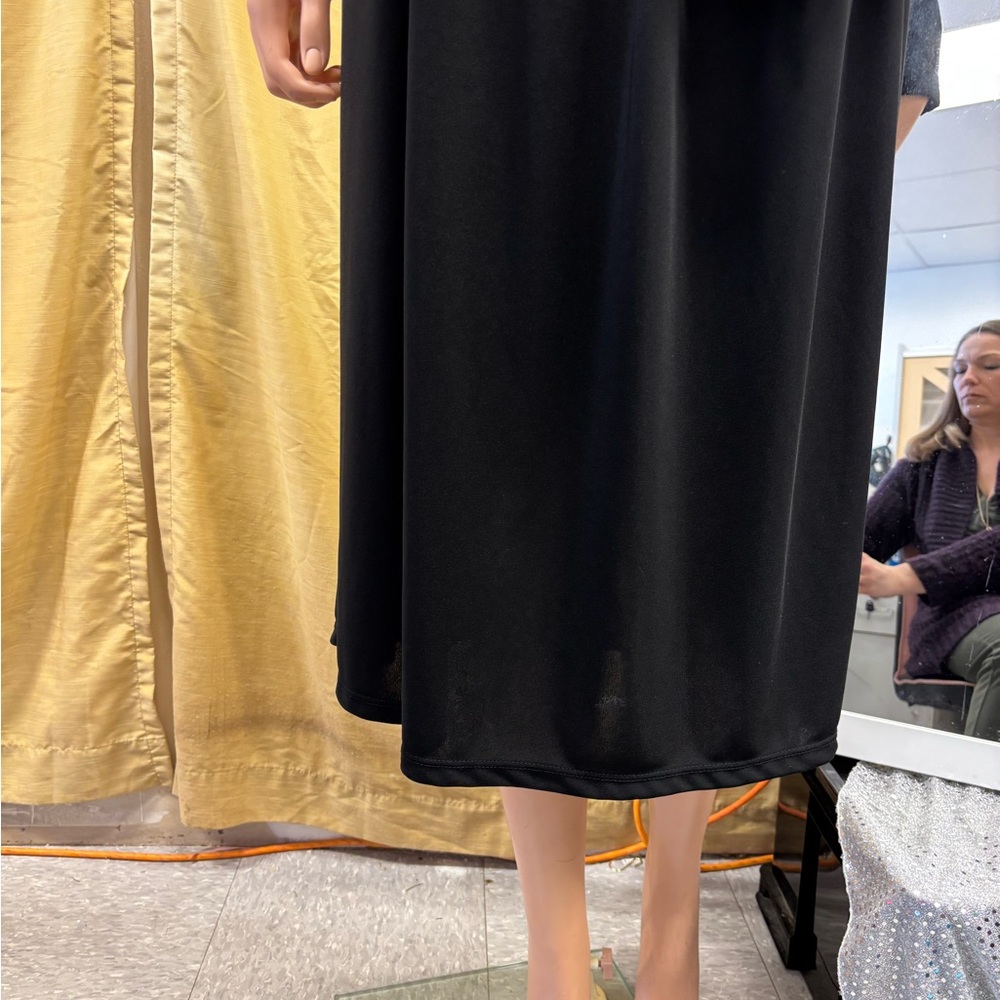 Zara Elegant‎ Black Long Sleeve Dress - Picture 3 of 6